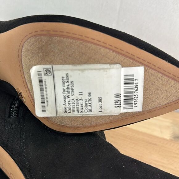 Jessica Simpson Amriena Over the Knee Boots Black Size 6 - Picture 7 of 8